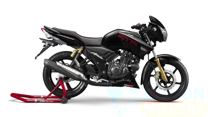 Мотоцикл TVS Apache RTR 180 Глянцевий Чорний