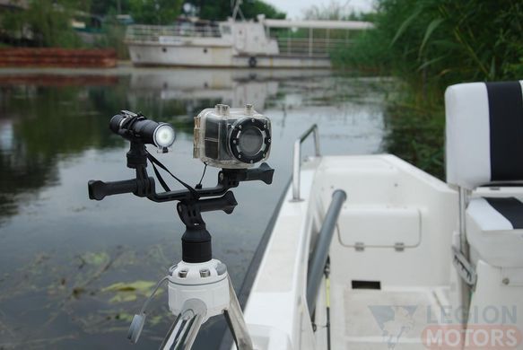 Тримач для екшн-камер BORIKA FASTen Ng001 чорний з додатковим кріпленням для підсвітки (01.05.001.01.01)